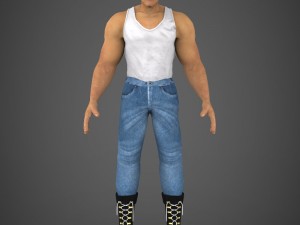 male character jackson Model 3D