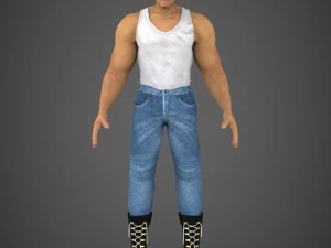 male character jackson 3D Model