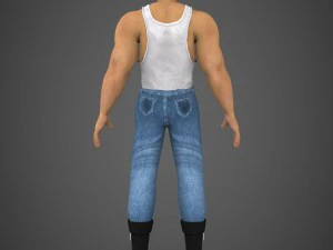 male character jackson 3D Model