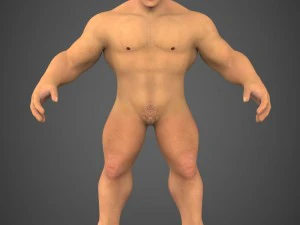 판타지 근육맨 사부 3D 모델