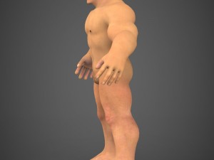 fantasy muscular man saabu Modèle 3D