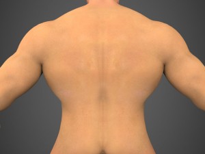 fantasy muscular man saabu Modèle 3D