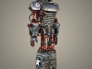 fantasy robot robonic 3D Модель
