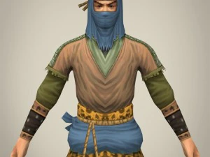 game ready ninja warrior 3D Model