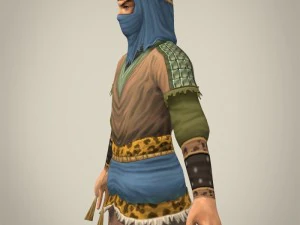 game ready ninja warrior 3D Model