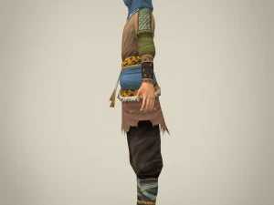 game ready ninja warrior 3D Model