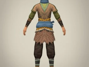 game ready ninja warrior 3D Model