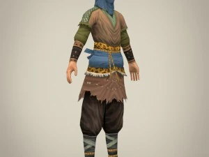 game ready ninja warrior 3D Model