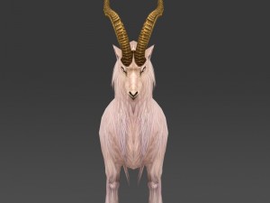 game ready fantasy goat Model 3D