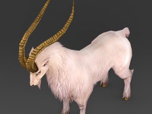 game ready fantasy goat Model 3D