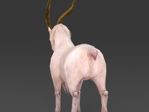 game ready fantasy goat Model 3D
