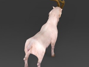 game ready fantasy goat Model 3D