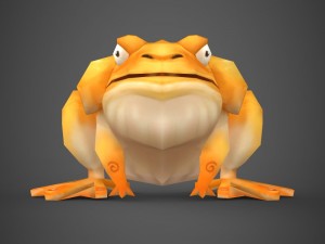 game ready fantasy toad 3D Model