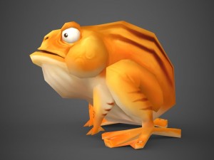 game ready fantasy toad 3D Model