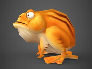 game ready fantasy toad 3D Model