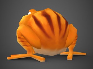 game ready fantasy toad 3D Model