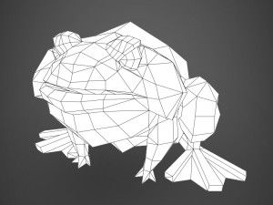 game ready fantasy toad 3D Model
