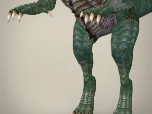 game ready fantasy wild dragon 3D Model