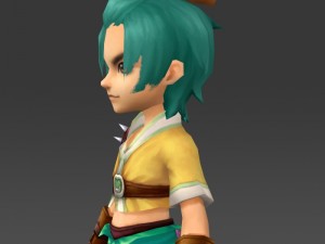 cartoon character bhuli Model 3D