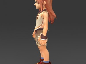 cartoon character chuli 3D-Modell