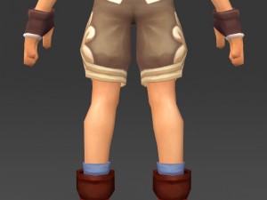 cartoon character chuli 3D-Modell