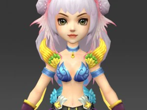 cartoon character eilu 3D Model