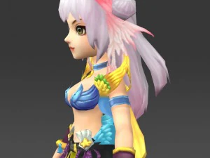 cartoon character eilu 3D Model