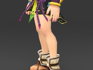 cartoon character eilu Model 3D