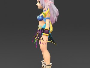 cartoon character eilu Model 3D