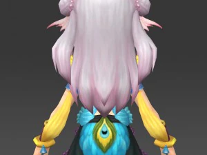 cartoon character eilu 3D Model