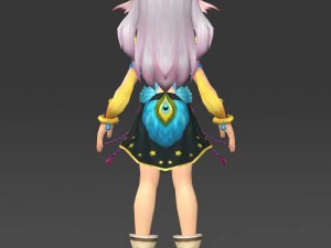 cartoon character eilu 3D Model