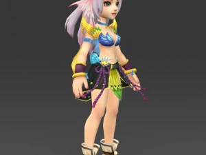 cartoon character eilu 3D Model