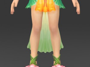 cartoon character fuli Model 3D