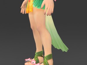 cartoon character fuli Model 3D