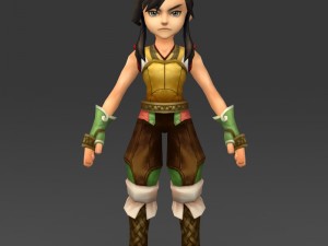 cartoon character gulli 3D Model