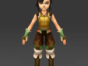 мультиплікаційний персонаж Гуллі 3D Модель