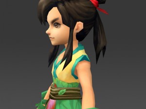 cartoon character khuli 3D Model