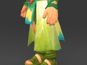 cartoon character khuli 3D Model