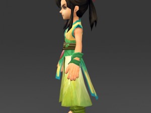 cartoon character khuli 3D Model