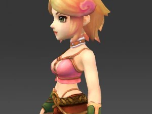 cartoon character kubdi 3D Model