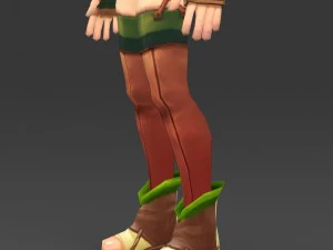 cartoon character kubdi 3D Model