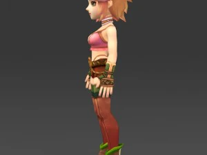 cartoon character kubdi 3D Model