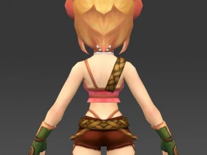 cartoon character kubdi 3D Model