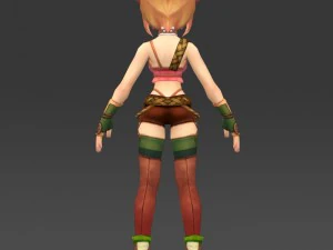 cartoon character kubdi 3D Model