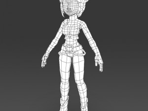 cartoon character kubdi 3D मॉडल
