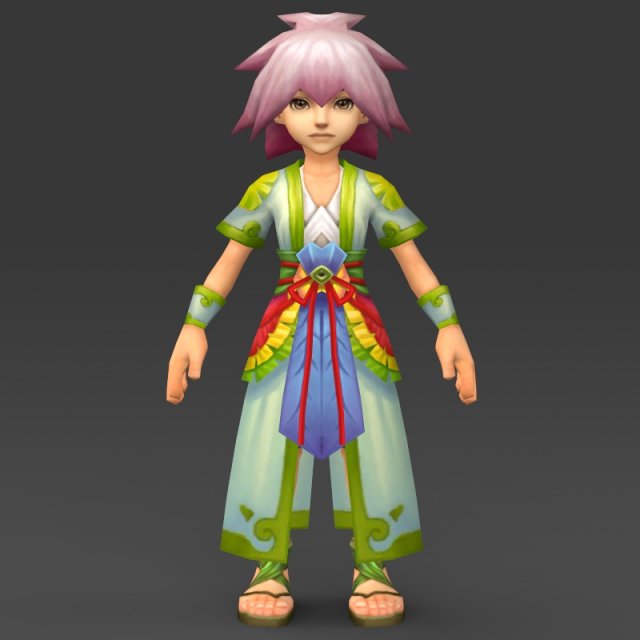 cartoon character muli 3D Модель .c4d .max .obj .3ds .fbx .stl .blend 