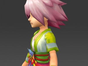 cartoon character muli 3D Модель