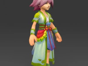 cartoon character muli 3D Model