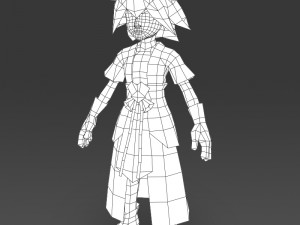 cartoon character muli 3D Модель