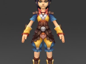 cartoon character puli Modelo 3D